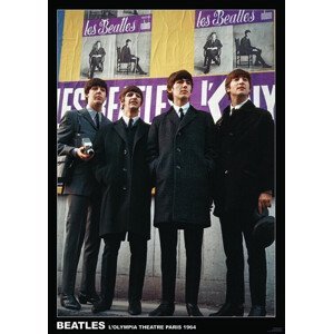 Plakát, Obraz - Beatles - Paris 1964, (59.4 x 84.1 cm)
