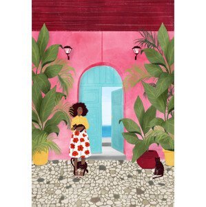 Ilustrace Cartagena life, Maja Tomljanovic, (26.7 x 40 cm)