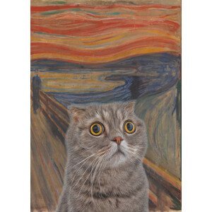 Ilustrace The Meow 03, Artelele, (30 x 40 cm)