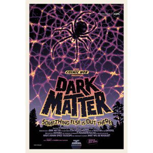 Umělecký tisk Dark Matter (Retro Movie) - Space Series (NASA), (26.7 x 40 cm)