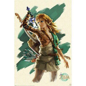 Plakát, Obraz - The Legend Of Zelda: Tears Of The Kingdom - Link Unleashed, (61 x 91.5 cm)