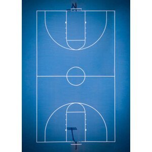 Umělecká fotografie Basketball court, Terrence wijesena, (30 x 40 cm)