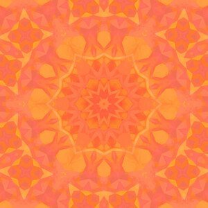 Ilustrace Sun Seamless Pattern. Yellow Orange Stars, oxygen, (40 x 40 cm)