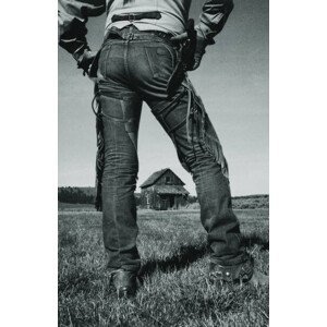 Umělecký tisk Cowboy Standing near Old Home, Darrell Gulin, (26.7 x 40 cm)