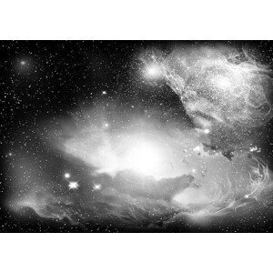 Umělecká fotografie Night Sky with Stars, snezhanna, (40 x 30 cm)