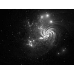 Umělecká fotografie Nebula galaxy useful as an astronomical background, Wirestock, (40 x 30 cm)