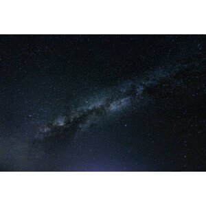 Umělecká fotografie Milky way galaxy with stars and, photostocksuwannee, (40 x 26.7 cm)