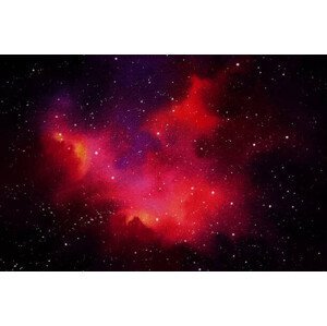 Umělecká fotografie Vector cosmic illustration. Beautiful colorful space, WhataWin, (40 x 26.7 cm)