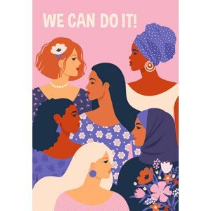 Ilustrace We can do it! Poster International, Angelina Bambina, (26.7 x 40 cm)