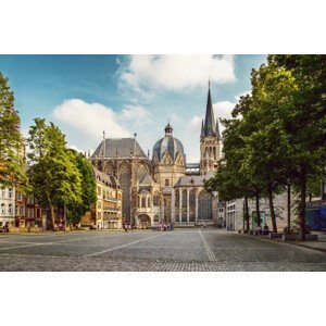 Umělecká fotografie Aachen Cathedral (Aachener Dom), Elisabeth Schmitt, (40 x 26.7 cm)