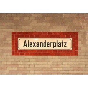 Umělecká fotografie Berlin U-Bahn Subway Station, Sallyrango, (40 x 26.7 cm)