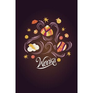 Umělecký tisk Wonka - Candies, (26.7 x 40 cm)