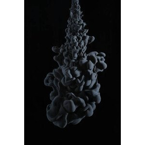 Umělecká fotografie Abstract paint splash background on black, banusevim, (26.7 x 40 cm)
