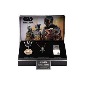 Replika Star Wars: The Mandalorian - Mythosaur pendant, Glaactic Empires Medal and Beskar Pin