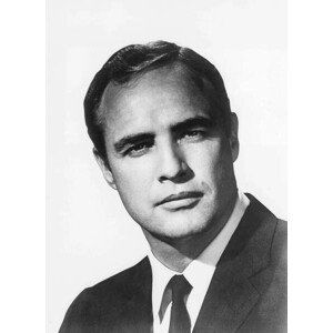 Umělecká fotografie Londres, 20/04/1966. Portrait de l'acteur americain Marlon Brando., (30 x 40 cm)