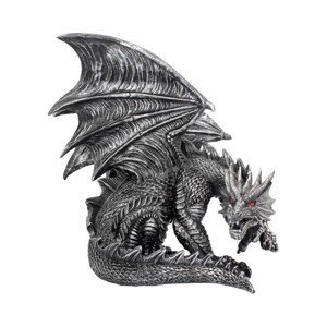 Figurka Dragon - Obsidian, 25 cm