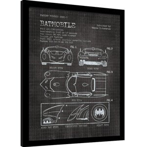 Obraz na zeď - Batman - Batmobile Patent