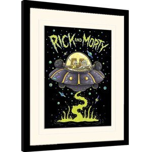 Obraz na zeď - Rick and Morty - UFO