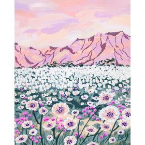 Ilustrace Pink Desert, Sarah Gesek, (30 x 40 cm)