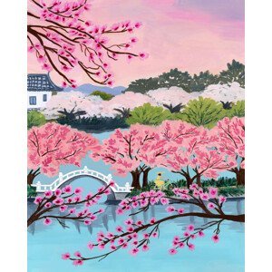 Ilustrace Blossom Ride, Sarah Gesek, (30 x 40 cm)
