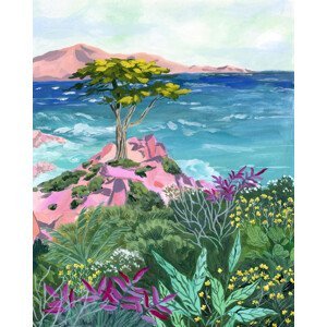 Ilustrace Lone Cypress, Sarah Gesek, (30 x 40 cm)