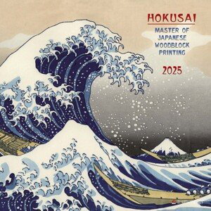 Kalendář 2025 Hokusai - Japanese Woodblock Printing
