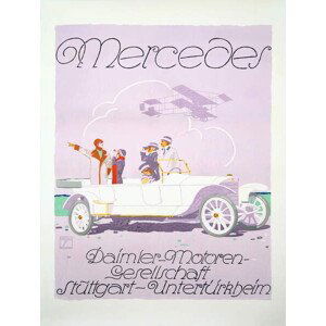 Fotografie Poster Mercedes, 1912, Hohlwein, Ludwig, (30 x 40 cm)