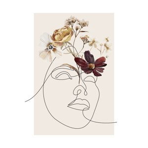 Ilustrace Wild Flower Love, Lola Lilaxlola, (30 x 40 cm)
