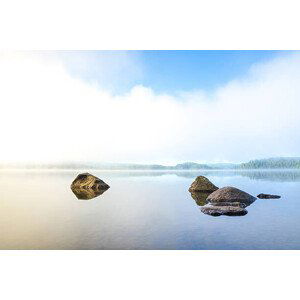 Fotografie Early and harmonious morning with fog, Ysign, 40x26.7 cm