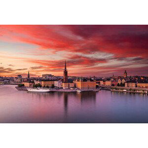 Fotografie Scenic panoramic view of Gamla Stan,, Anton Petrus, 40x26.7 cm