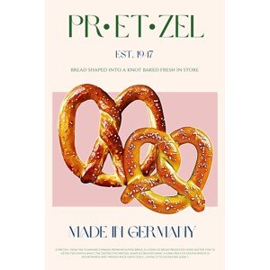 Ilustrace Pretzel Print, Nazma Khokhar, 26.7x40 cm