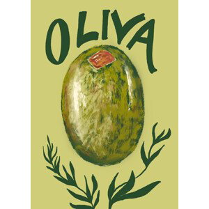 Ilustrace Olive, Studio Dolci, 30x40 cm