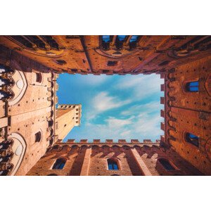 Fotografie Wide angle view of famous Torre, TravelCouples, 40x26.7 cm