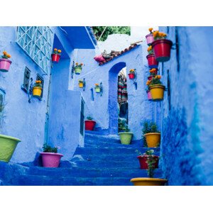 Fotografie Chefchaouen - The Blue Pearl of Morocco, Andre Schoenherr, 40x30 cm