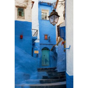 Fotografie Chefchaouen Street 13, Claude LeTien, 26.7x40 cm