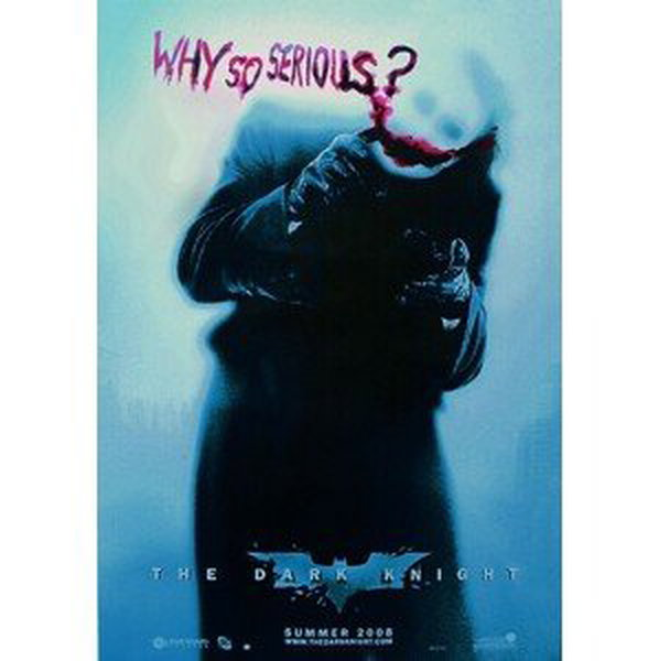 Plakát, Obraz - BATMAN: The Dark Knight - Temný rytíř - Joker Why So Serious? (Heath Ledger), (68 x 98 cm)