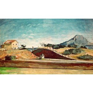Paul Cezanne - Obrazová reprodukce The Railway Cutting, c.1870, (40 x 24.6 cm)