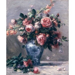 Pierre Auguste Renoir - Obrazová reprodukce Vase of Roses, (35 x 40 cm)
