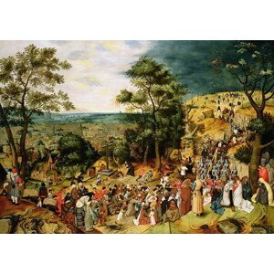 Pieter the Younger Brueghel - Obrazová reprodukce Christ on the Road to Calvary, 1607, (40 x 30 cm)