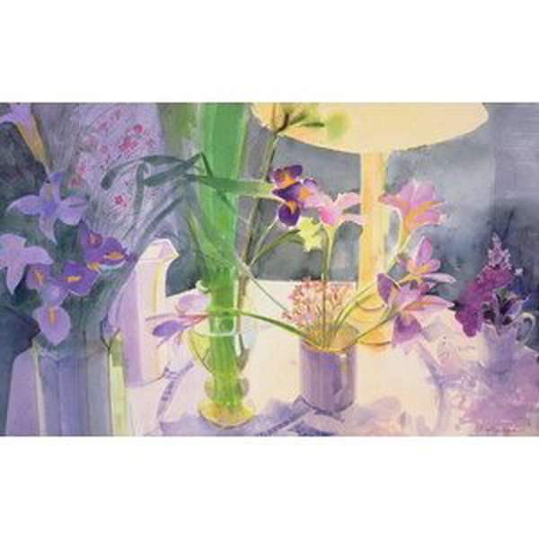 Claire Spencer - Obrazová reprodukce Winter Iris, (40 x 24.6 cm)