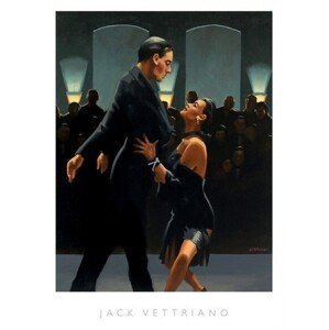 Umělecký tisk Jack Vettriano - Rumba In Black, (50 x 70 cm)