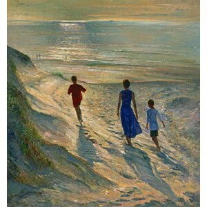Timothy Easton - Obrazová reprodukce Beach Walk, 1994, (35 x 40 cm)