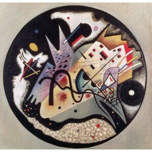 Wassily Kandinsky - Obrazová reprodukce In the Black Circle, 1923, (40 x 40 cm)