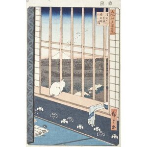 Ando or Utagawa Hiroshige - Obrazová reprodukce Asakusa Rice Fields and Festival of Torinomachi, (26.7 x 40 cm)