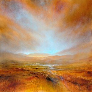 Ilustrace Autumnal light, Annette Schmucker, (40 x 40 cm)