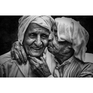 Umělecká fotografie Happiness of men, Hameed Almakhlooq, (40 x 26.7 cm)
