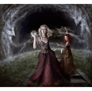 Umělecká fotografie Witches, Dmitry Laudin, (40 x 35 cm)
