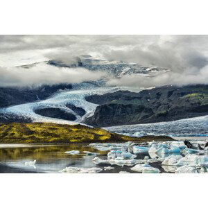 Umělecká fotografie Jökulsárlón, Drago Cerovsek, (40 x 26.7 cm)