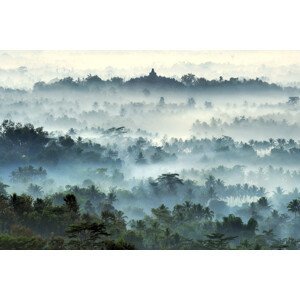 Umělecká fotografie Misty Borobudur, Ramdani, (40 x 26.7 cm)