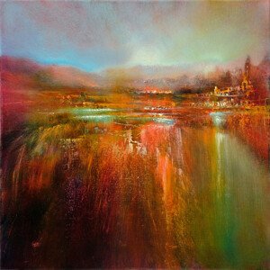 Ilustrace Down by the river, Annette Schmucker, (40 x 40 cm)